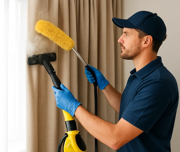 Trusted blind cleaning technician Matty Curtain Cleaning darley-vic QLD